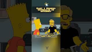 Bart y Homero estrellas de Internet #lossimpsons #resumen #bart #homerosimpson #entretenimiento