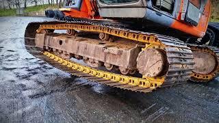 Hitachi 130LCN-1 Gets D4 Chains, Sprockets and Idlers @ Undercarriage Ireland