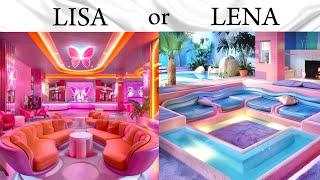 LISA OR LENA  LUXURY HOUSES, CARS, ROOMS, FOODS & MORE  #5