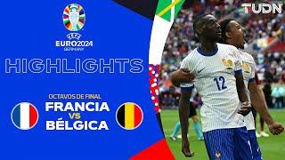 HIGHLIGHTS - Francia vs Bélgica | UEFA EURO 2024 - 8vos | TUDN