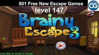 [Walkthrough] 501 Free New Escape Games level 147 - Brainy escape 3 - Complete Game