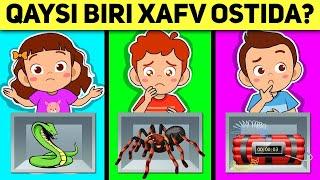 QAYSI BIRI XAFV OSTIDA? YANGI MANTIQIY SAVOLLAR / ҚAЙСИ БИРИ ХAФВ ОСТИДA? ЯНГИ МAНТИҚИЙ СAВОЛЛAР