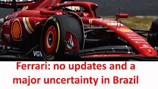 Ferrari: no SF24 updates in F1 Brazil GP, but positive feedback from simulations with one unknown