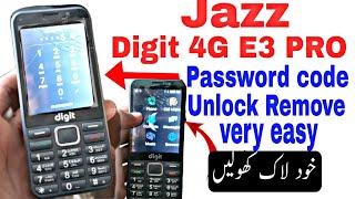 Digit 4G E3 Pro Unlock Password || Hard Reset || Digit 4G E3 Pro Format and Screen Lock Remove