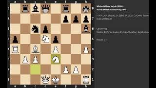 Milena Vujcic - Maria Manakova | Sicilian Defense | 2022