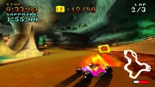 Crash Team Racing - Adventure Mode - Mystery Caves (Platinum Relic)