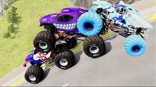 Monster Jam | Monster Trucks | High Speed Monster Jam Crashes, Freestyle, & Racing #81