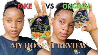 K Brothers Face Soap Review || Identify The Fake Vs The Original & (A Brightening Face Soap)