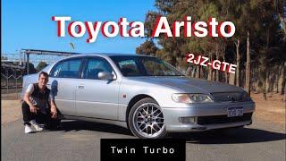 Toyota Aristo Twin Turbo 2JZ Review! The car that birthed the Supra engine!