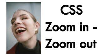 CSS Zoom in out || CSS animation