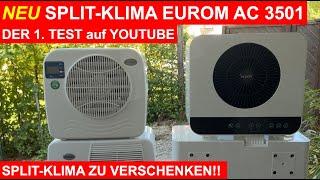 WELTPREMIERE AC3501 Wifi Split-Klima. Erster Test.