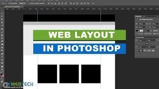 Web Layout Setup Web Design in Photoshop in Hindi 09