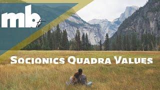 Quadra Values of Socionics