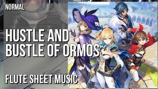 Flute Sheet Music: How to play Hustle and Bustle of Ormos (Genshin Impact) by Yu Peng Chen