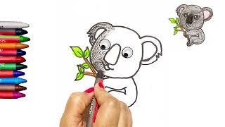 How to draw a koala | easy koala drawing