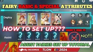 ASSIST FAIRIES TUTORIAL BY MAXIMUS-FAIRY BASIC & SPECIAL ATTRIBUTES GUIDE-LEGEND OF NEVERLAND SEA