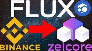 TUTORIAL TRANSFERT FLUX from BINANCE to ZELCORE