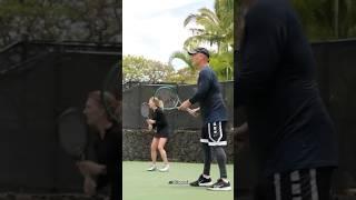 Andre Agassi (53 years old) and his wife Steffi Graf (54). Legends!  #tennis