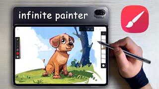 Как рисовать в Infinite Painter для начинающих.