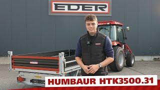 Humbaur HTK3500.31 | Vorstellungsvideo | EDER Anhängercenter