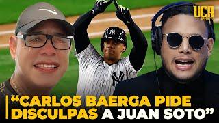 CARLOS BAERGA PIDE DISCULPAS A JUAN SOTO Y A TODA REPÚBLICA DOMINICANA