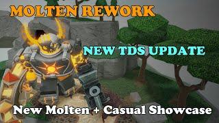 NEW Molten REWORK + Casual Gamemode UPDATE! ||Tower Defense Simulator