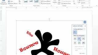 Word 2013 Insert Picture and Change Text Wrapping