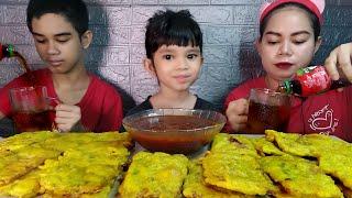 Makan Tempe Mendoan sambal extra pedas bareng trio dahlia ending nya kocak