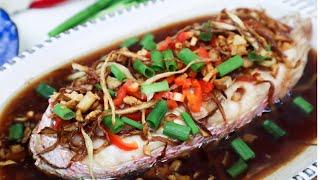 Easy Steamed Fish in Light Soy Sauce