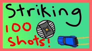 Striking (100 Shots!) | Custom Training | Rocket League Tutorial