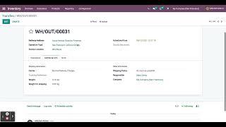 Odoo 15 Inventory Module Transfers