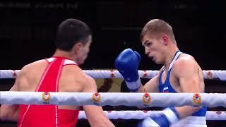 ЧМ ПО БОКСУ ФИНАЛ 75 КГ НУРСЕИТОВ Тимур КАЗ -- СЕМЫКИН Алексей РОС SPORT BOXING