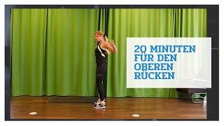 20 Minuten für deinen oberen Rücken