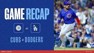 Cubs vs. Dodgers Game Highlights | 9/11/24