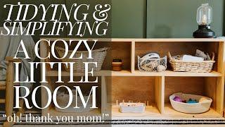 ORGANIZE & DECLUTTER: MY TODDLERS ROOM  Montessori Inspired Bedroom | Toy Rotation | Simple Living