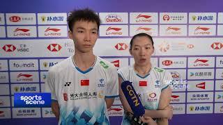 China's Jiang Zhenbang/Wei Yaxin on Malaysia's Hoo Pang Ron/Cheng Su Yin at China Maters｜蒋振邦/魏雅欣