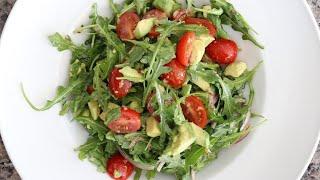 Arugula Avocado & Tomato Salad Recipe