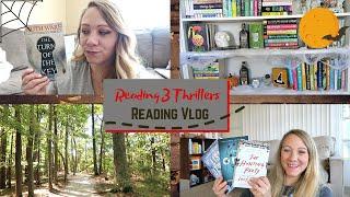 READING 3 THRILLERS [READING VLOG!]