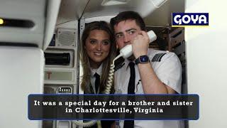 Brother, sister get rare opportunity to be each other’s co-pilots