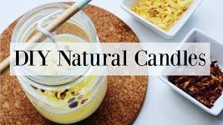 How to Make Candles with Essential Oils - Homemade Summer DIY NaturallyThriftyMom