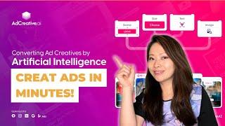 How to create ads with AI in just 3 clicks | @AdCreativeAI Review