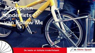 Afkoppelen kinderfiets van Follow Me