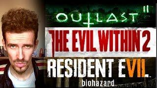 TOP 2017 #1 ¿EL MEJOR SURVIVAL HORROR ?  RESIDENT EVIL 7 VS OUTLAST 2 VS THE EVIL WITHIN 2- Análisis