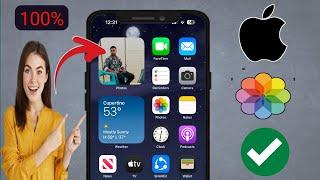 How to Set Your Own Photo Widgets in Your iPhone Home Screen ||  iphone New Update