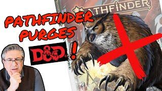 Pathfinder Purges D&D From All Rulebooks!