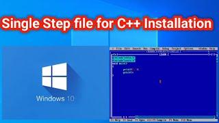 How do I install Turbo C C++ on Windows 10?