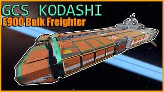 This Space Freighter Could Haul Cargo Worth BILLIONS!  -E900 Bulk Freighter - Starship EVO Gameplay