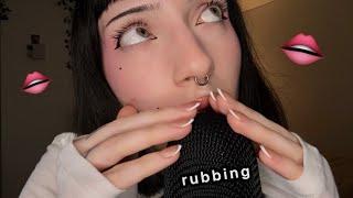 Mic rubbing, mouth sounds, fabric scratching ASMR (slow and fast and aggressive)