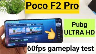 Poco f2 pro pubg ultra hd 60fps gameplay support test