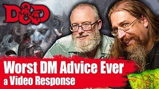 WORST D&D DM ADVICE EVER for Storm King's Thunder Video Response to Taking20